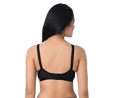 INNER TOUCH Women's Broad Strap Bra(Combo Pack of 3) (B, Skin,Black,Magenta, 44B)-thumb4