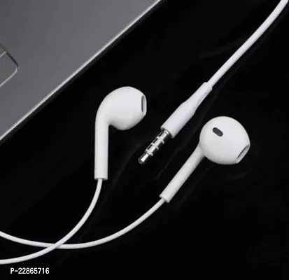 Hands-free Headset Earbud With Built in-line Mic, With Premium Quality Wired Headphones  Earphones