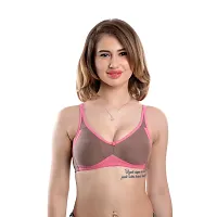 Stylist Cotton Non Padded Bras For Women Pack Of 3-thumb2