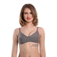 Stylist Cotton Non Padded Bras For Women Pack Of 3-thumb2