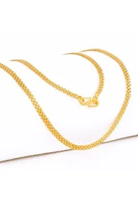 Most Popular Beautiful Mat Design Golden Light Gold Plated Copper Chain-thumb1