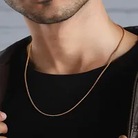 Gold Fashion Men Gold Plated Solid Chain-thumb3