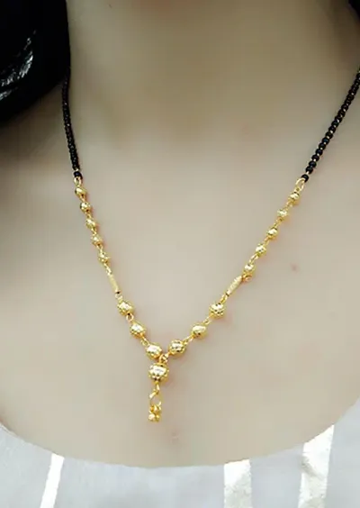 Trendy Designer Brass AD Mangalsutra