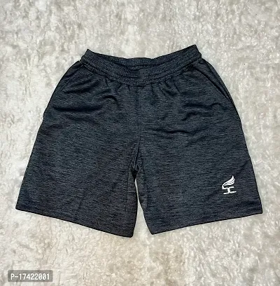 Body Concept Grey Grindle Dryfit Polyester Shorts