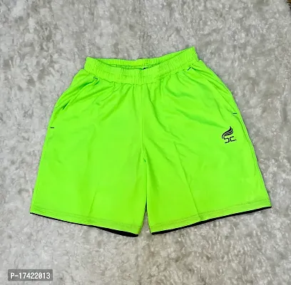 Body Concept Green Dryfit Solid Shorts