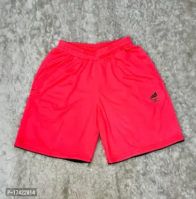 Body Concept Pink Dryfit Polyester Shorts