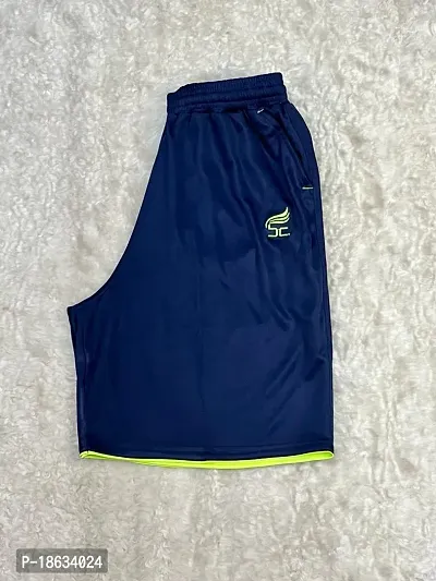 Navy Blue Active Dryfit Shorts-thumb4