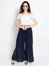 Trend for You Cotton Rayon Sharara Palazzo Pant-thumb3