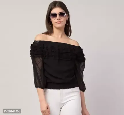 Black Crop Tops Womens Newly fashion