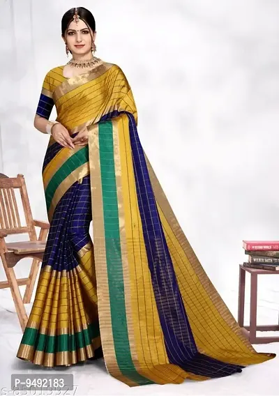 Areesa Creamy Party Wear Cotton Saree