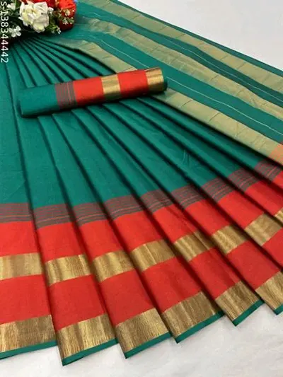 Art Silk Saree with Blouse piece