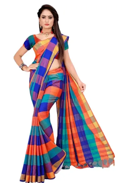 Beautiful Silk Saree with Blouse piece