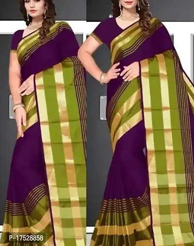 Cotton Sarees With Blouse Piece