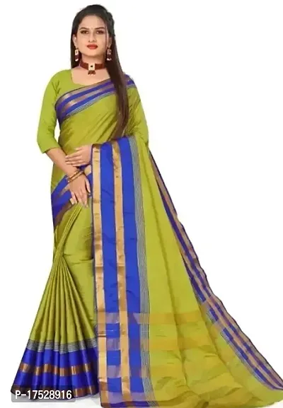 Cotton Sarees With Blouse Piece