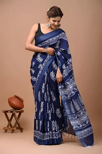 Classic Saree with Blouse Piece For Women