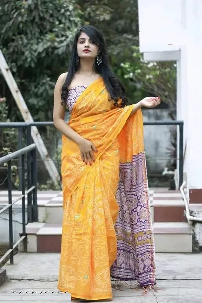 Banita Fabulouse Mulmul Saree with Blouse piece For Women