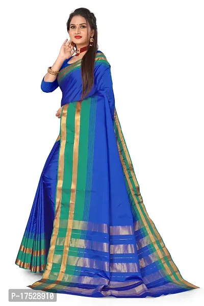 Cotton Sarees With Blouse Piece-thumb2