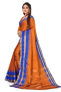 Cotton Sarees With Blouse Piece-thumb1