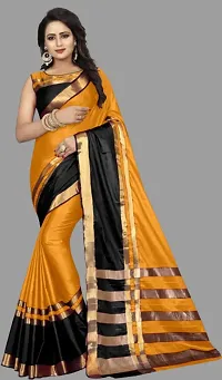 Cotton Silk Fancy Latest Designer Saree-thumb2