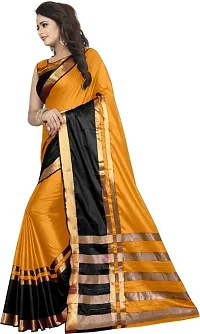 Cotton Sarees With Blouse Piece-thumb1