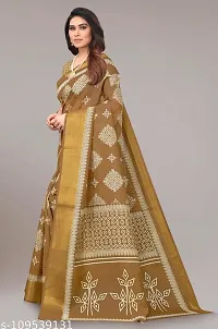 Classic Cotton Printed Saree with Blouse piece-thumb2