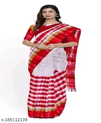 Classic Cotton Silk Striped Saree with Blouse piece-thumb1