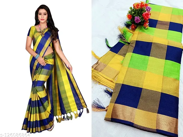 Classical Art silk saree with blouse