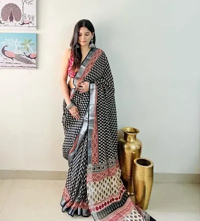 Stylish Saree with Blouse piece for Women