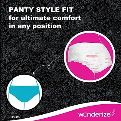 Period Panty Sanitary Pads Size M And L 4 Count Heavy Flow Overnight Panties Sanitary Pad Pack Of 2-thumb3