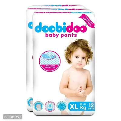 Doobidoo Baby Pants Large Size Rash Free Soft Diapers Anti-Leak Highly Absorbentxl Count Of24-thumb0