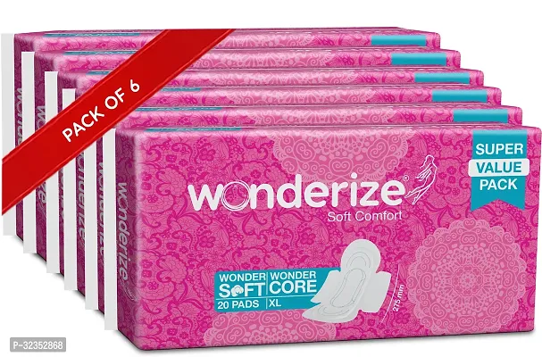 Soft Comfort Xl Sanitary Napkin 120 Pads With Disposable Pouch Sanitary Pad Sanitary Pad Pack Of 6