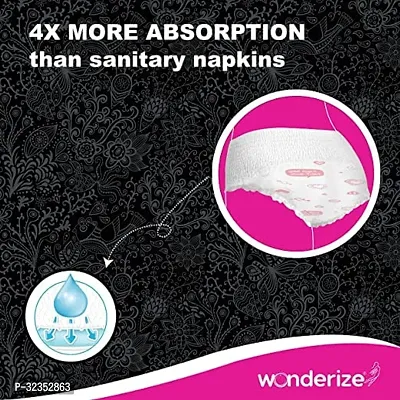 Period Panty Sanitary Pads Size M And L 4 Count Heavy Flow Overnight Panties Sanitary Pad Pack Of 2-thumb2