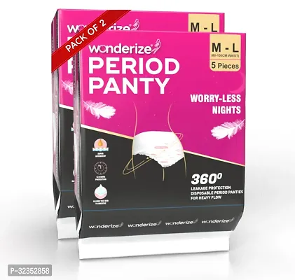 Overnight Period Panties Medium And Large Pack Of 2 10 Panties Sanitary-thumb0