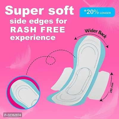 Soft Comfort Xl Sanitary Napkin 15 Pads With Disposable Pouch Sanitary Pad-thumb2