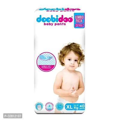 Doobidoo Baby Pants Large Size Rash Free Soft Diapers Anti-Leak Highly Absorbentxl Count Of40