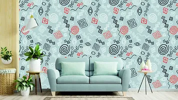 DECORATIVE DESIGN Wallpaper Multicolor Wall Sticker for Home Dcor, Living Room, Bedroom, Hall, Kids Room, Play Room(Self Adhesive Vinyl, Waterproof Model)(1037)-thumb2