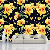 Decorative Design Self Adhesive Wallpaper Wall Sticker for Home Decor, Living Room, Bedroom, Hall, Kids Room, Play Room (PVC Vinyl, Water Proof)(DI 105) (16 X 128 INCH)-thumb1