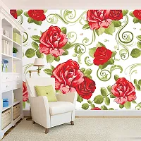 Decorative Design Self Adhesive Wallpaper Wall Sticker for Home Decor, Living Room, Bedroom, Hall, Kids Room, Play Room (PVC Vinyl, Water Proof)(DI 178) (16 X 128 INCH)-thumb1