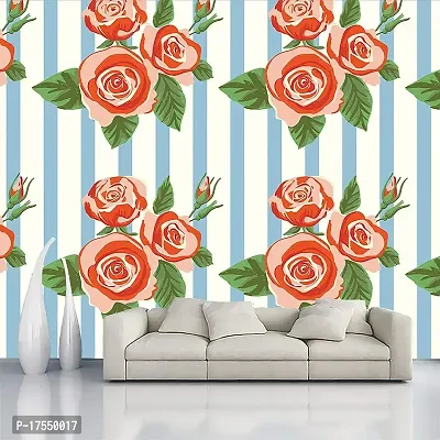 Decorative Design Self Adhesive Wallpaper Wall Sticker for Home Decor, Living Room, Bedroom, Hall, Kids Room, Play Room (PVC Vinyl, Water Proof)(DI 130) (16 X 128 INCH)