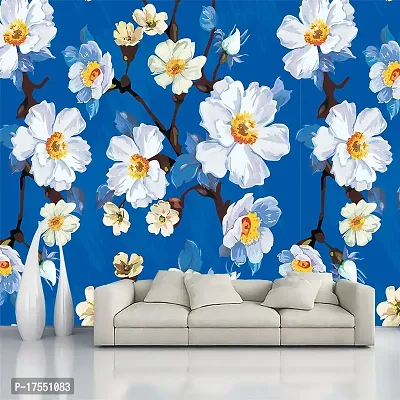 Decorative Design Self Adhesive Wallpaper Wall Sticker for Home Decor, Living Room, Bedroom, Hall, Kids Room, Play Room (PVC Vinyl, Water Proof)(DI 88) (16 X 128 INCH)-thumb0