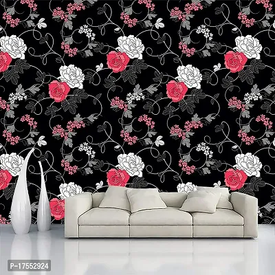 Decorative Design Self Adhesive Wallpaper Wall Sticker for Home Decor, Living Room, Bedroom, Hall, Kids Room, Play Room (PVC Vinyl, Water Proof)(DI 134) (16 X 96 INCH)