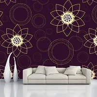 Decorative Design Self Adhesive Wallpaper Wall Sticker for Home Decor, Living Room, Bedroom, Hall, Kids Room, Play Room (PVC Vinyl, Water Proof)(DI 156) (16 X 128 INCH)-thumb3