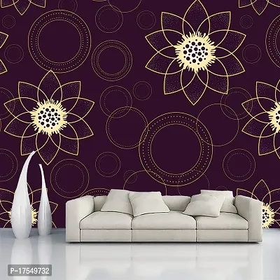 Decorative Design Self Adhesive Wallpaper Wall Sticker for Home Decor, Living Room, Bedroom, Hall, Kids Room, Play Room (PVC Vinyl, Water Proof)(DI 156) (16 X 128 INCH)-thumb4