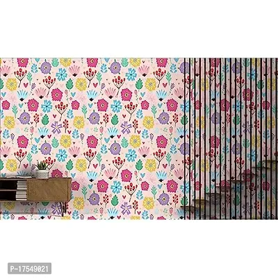 Decorative Design Self Adhesive Wallpaper Wall Sticker for Home Decor, Living Room, Bedroom, Hall, Kids Room, Play Room (PVC Vinyl, Water Proof)(DI 140) (16 X 96 INCH)