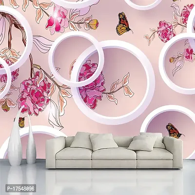 Decorative Design Self Adhesive Wallpaper Wall Sticker for Home Decor, Living Room, Bedroom, Hall, Kids Room, Play Room (PVC Vinyl, Water Proof)(DI 91) (16 X 128 INCH)-thumb4