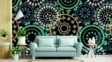 DECORATIVE DESIGN Wallpaper Multicolor Wall Sticker for Home Dcor, Living Room, Bedroom, Hall, Kids Room, Play Room(Self Adhesive Vinyl, Waterproof Model)(1011)-thumb1