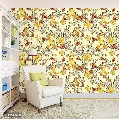 Decorative Design Self Adhesive Wallpaper Wall Sticker for Home Decor, Living Room, Bedroom, Hall, Kids Room, Play Room (PVC Vinyl, Water Proof)(DI 135) (16 X 128 INCH)