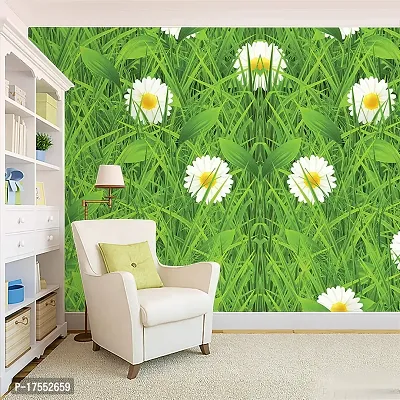 Decorative Design Self Adhesive Wallpaper Wall Sticker for Home Decor, Living Room, Bedroom, Hall, Kids Room, Play Room (PVC Vinyl, Water Proof)(DI 180) (16 X 96 INCH)-thumb0