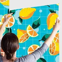 Decorative Design Fruitastic Self Adhesive Kids Wallpaper Wall Sticker for Home Decor, Living Room, Bedroom, Hall, Play Room (PVC Vinyl, Water Proof)(DI 193) (16 X 96 INCH)-thumb2