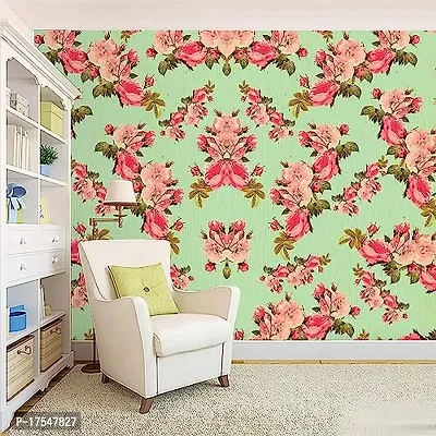 Decorative Design Self Adhesive Wallpaper Wall Sticker for Home Decor, Living Room, Bedroom, Hall, Kids Room, Play Room (PVC Vinyl, Water Proof)(DI 175) (16 X 128 INCH)